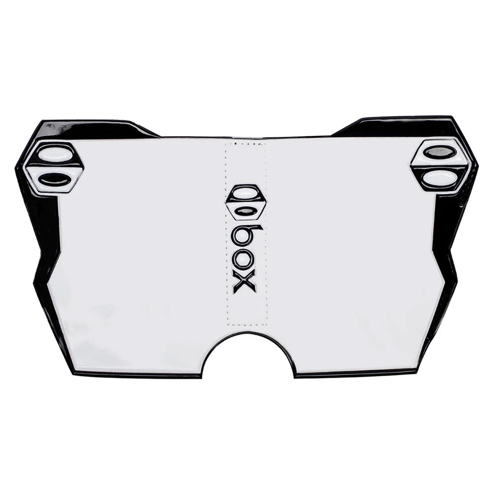 Tabella portanumero Box BMX Two bifacciale nera