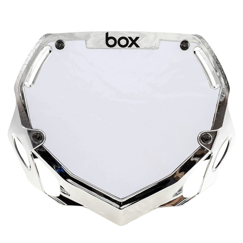 Box BMX Box Two Chromnummernschild - Large Chromsilber