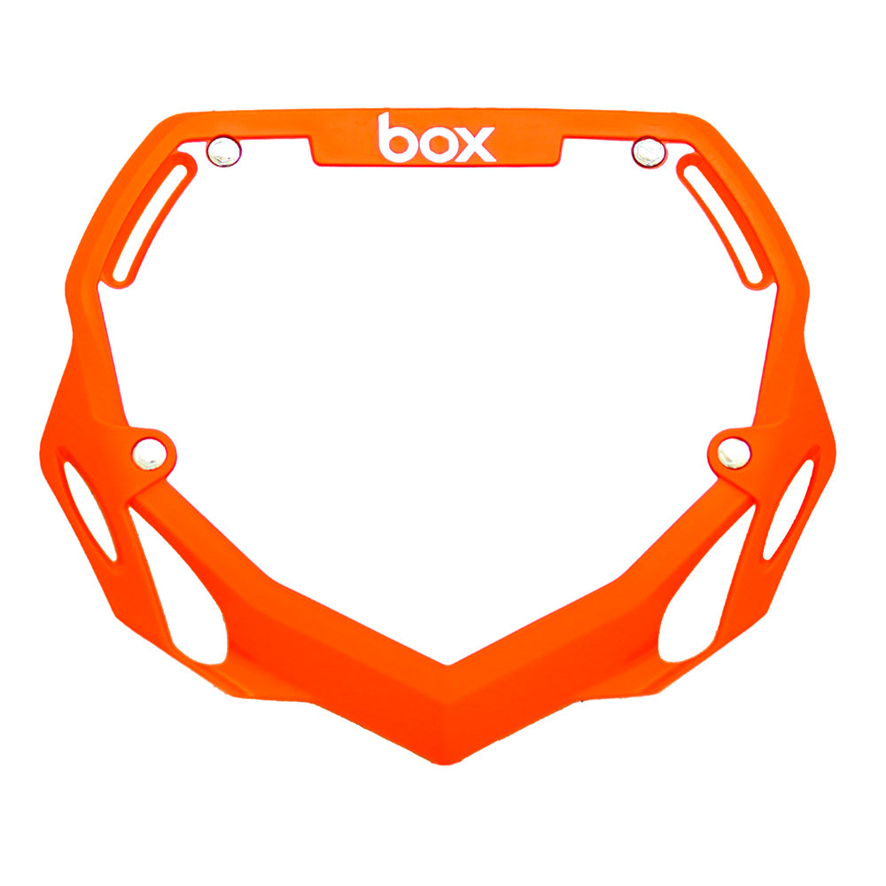 Box BMX Box Two nummerbord - groot oranje