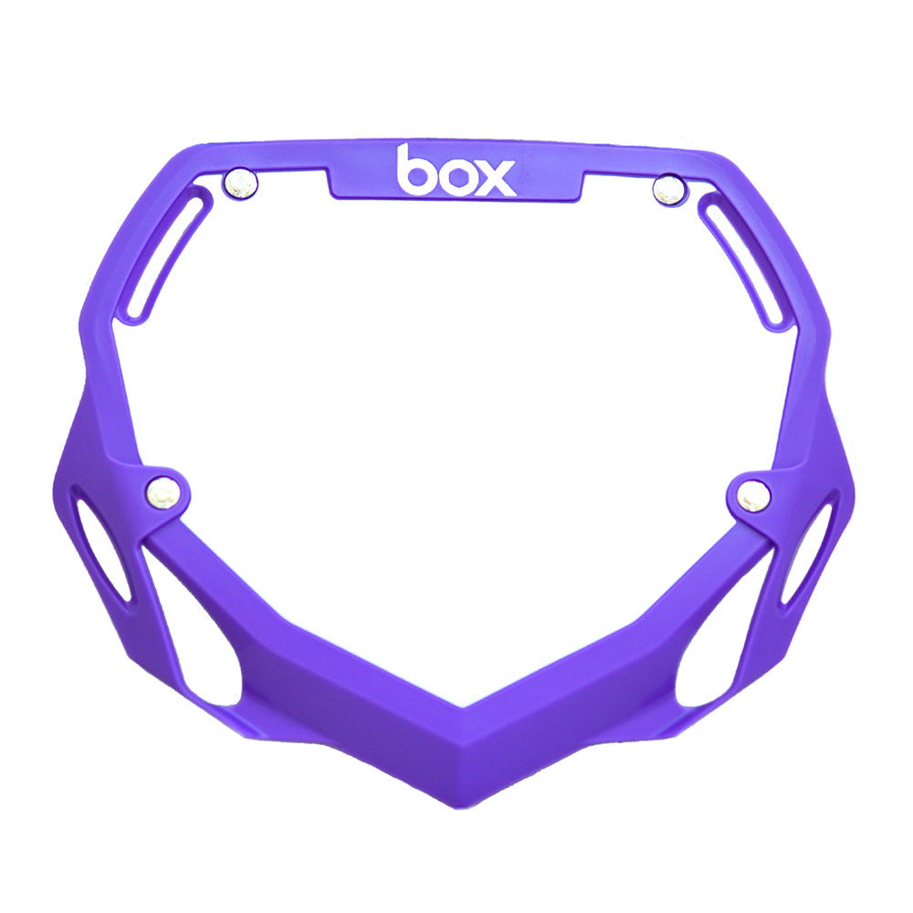 Box BMX Box Two nummerbord - groot paars