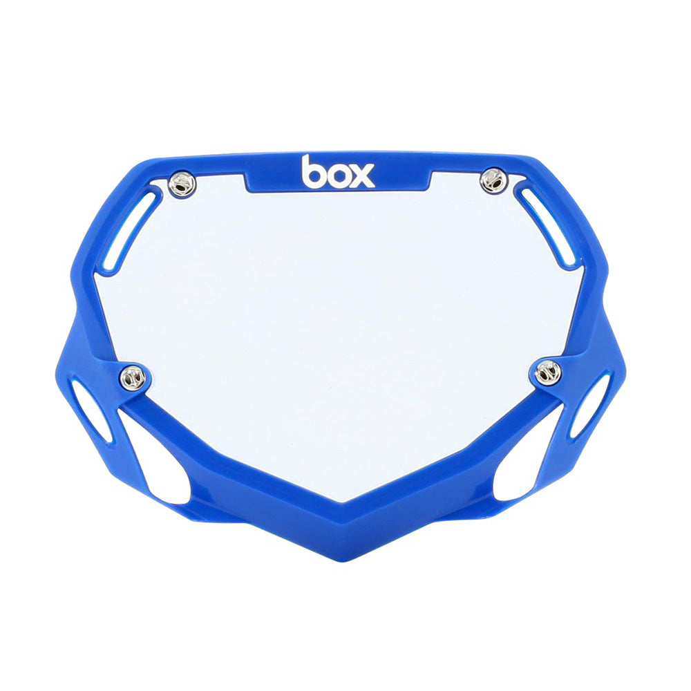 Placa de números Box BMX Box Two - pequeña azul