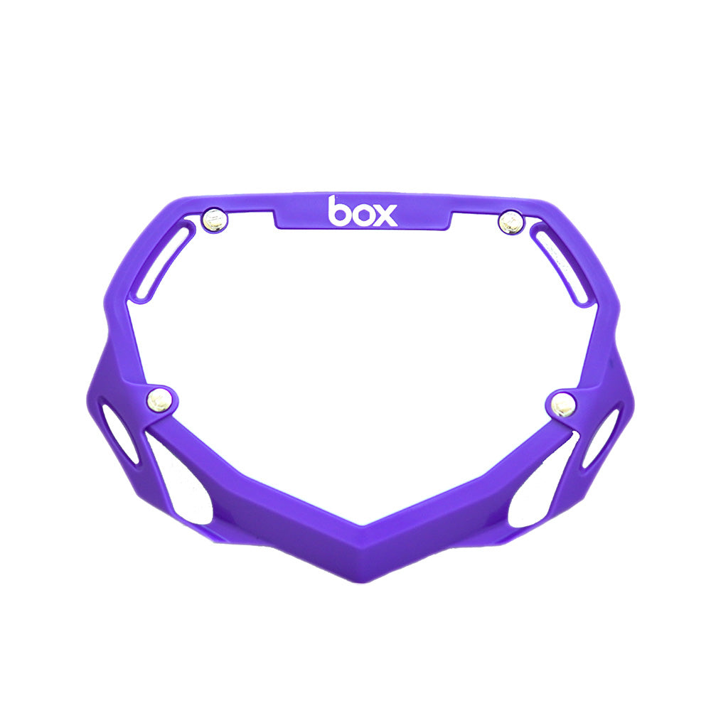 Plaque numéro BMX Box Box Two - petite, violette