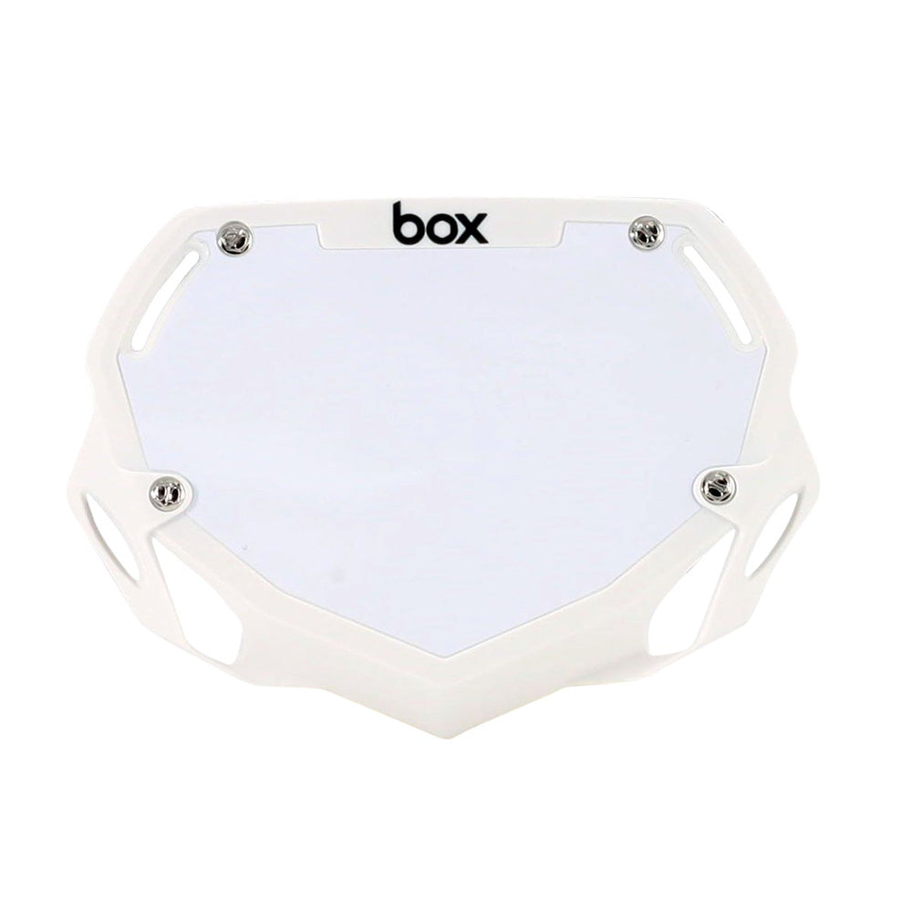 Box BMX Box Two-startnummerplaat - klein wit