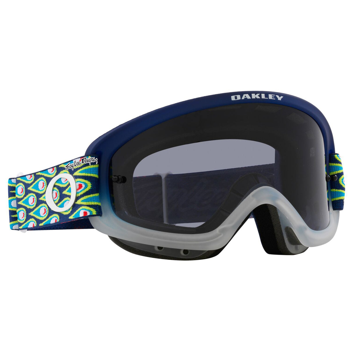 Oakley O Frame 2.0 Pro XS Youth TLD Collection MX Goggle (Bubbles) Dark Grey Lens