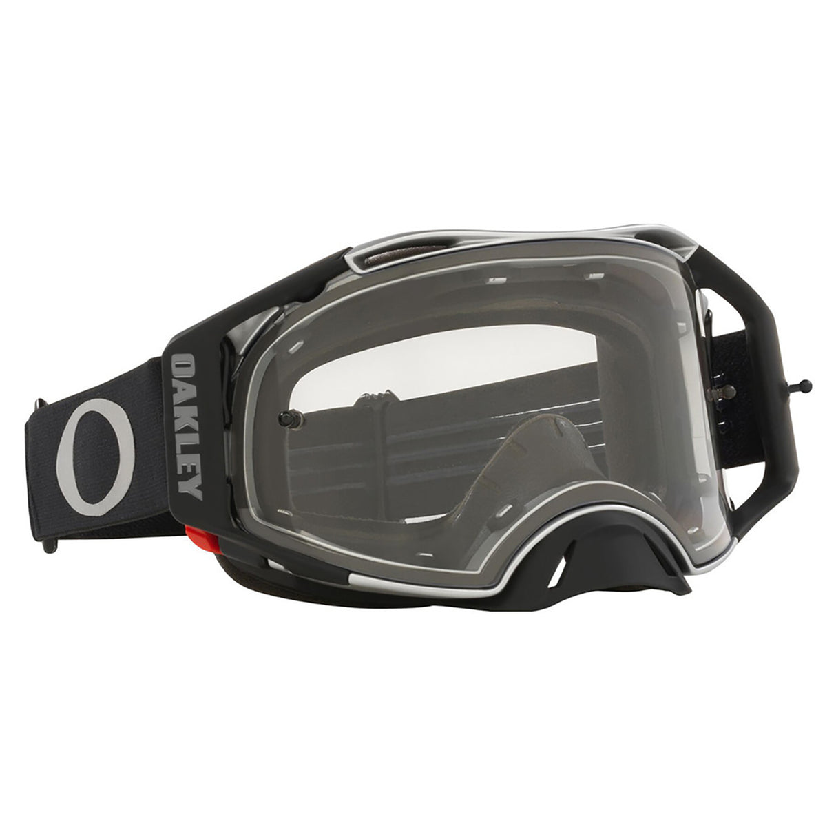 Oakley Airbrake MX Goggle (Tuff Blocks Gunmetal) Clear Lens