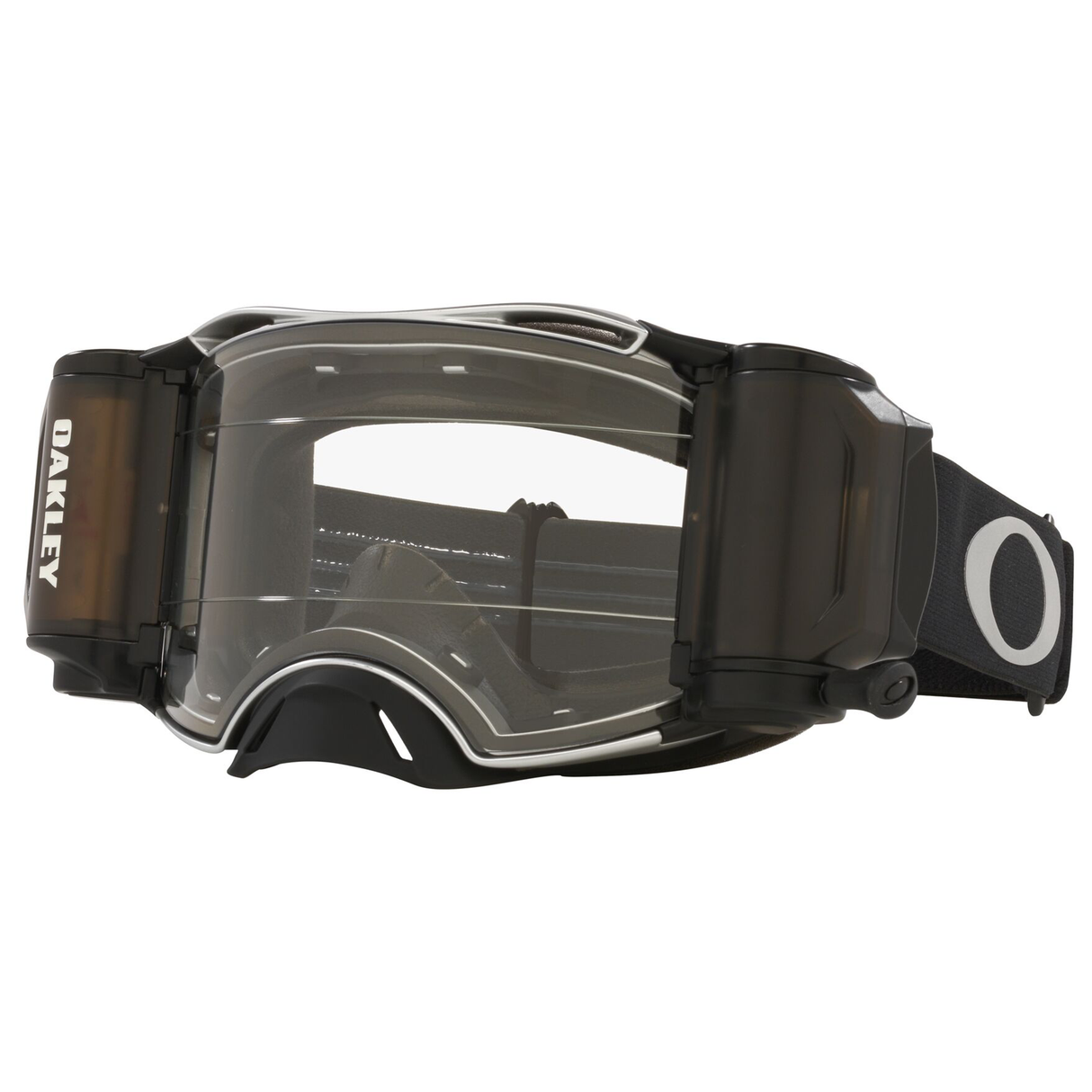 Oakley Airbrake MX Goggle (Tuff Blocks Black/Gunmetal) Clear Lens Inc. Roll Offs