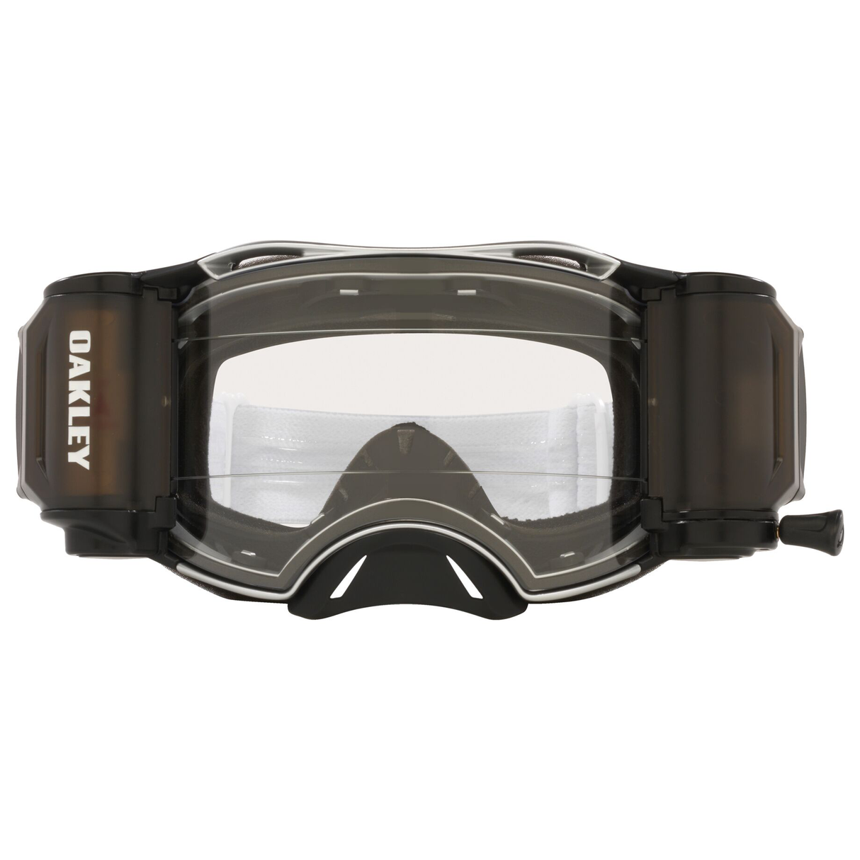 Oakley Airbrake MX Goggle (Tuff Blocks White) Clear Lens Inc. Roll Offs