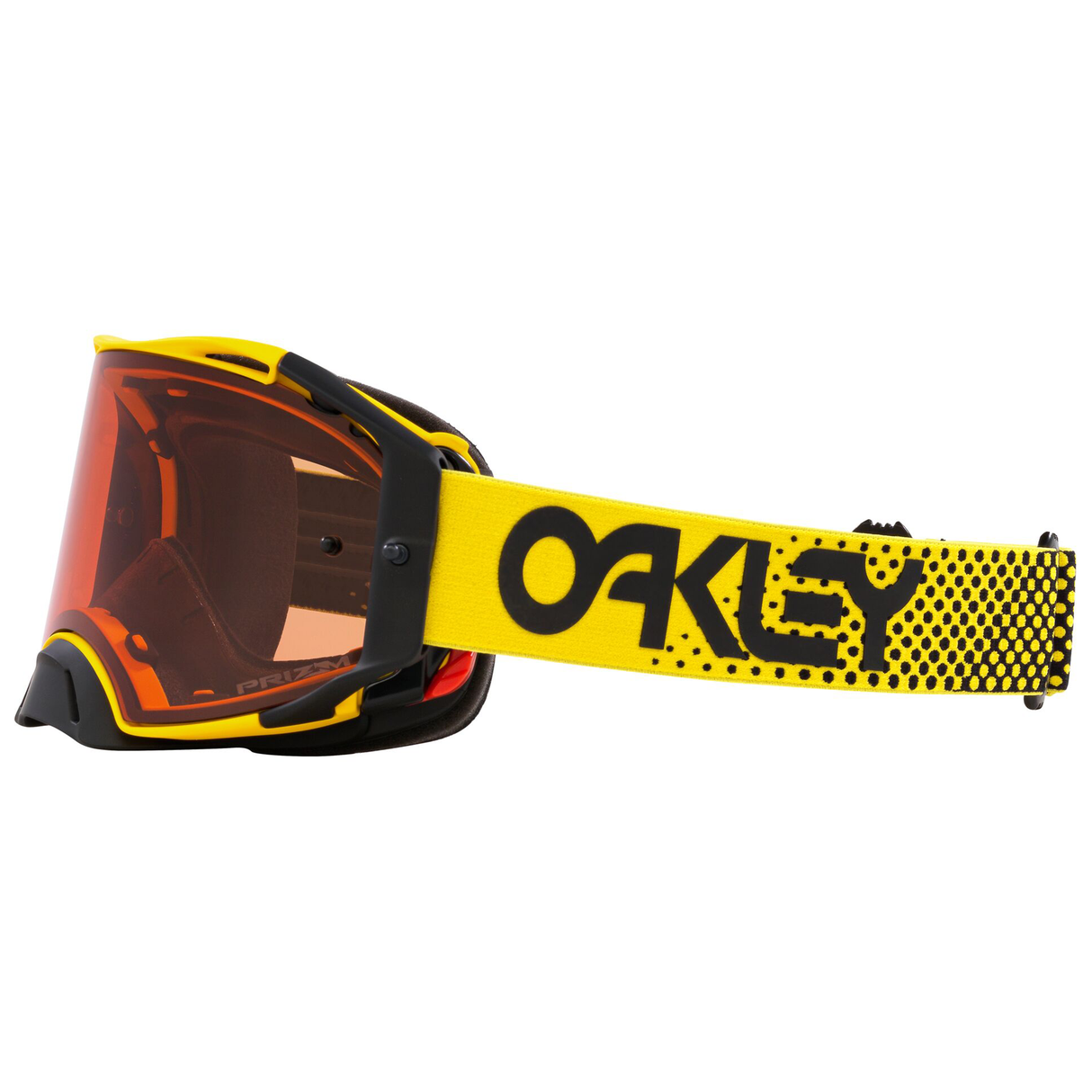 Oakley Airbrake MX Goggle (Moto Yellow) Prizm MX Bronze Lens