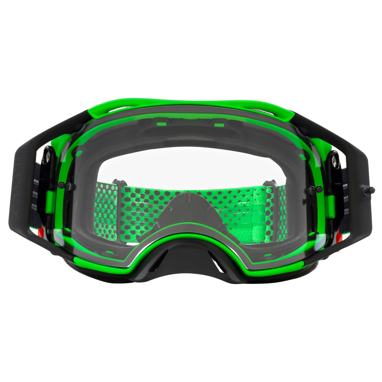Oakley Airbrake MX Goggle (Moto Green) Clear Lens