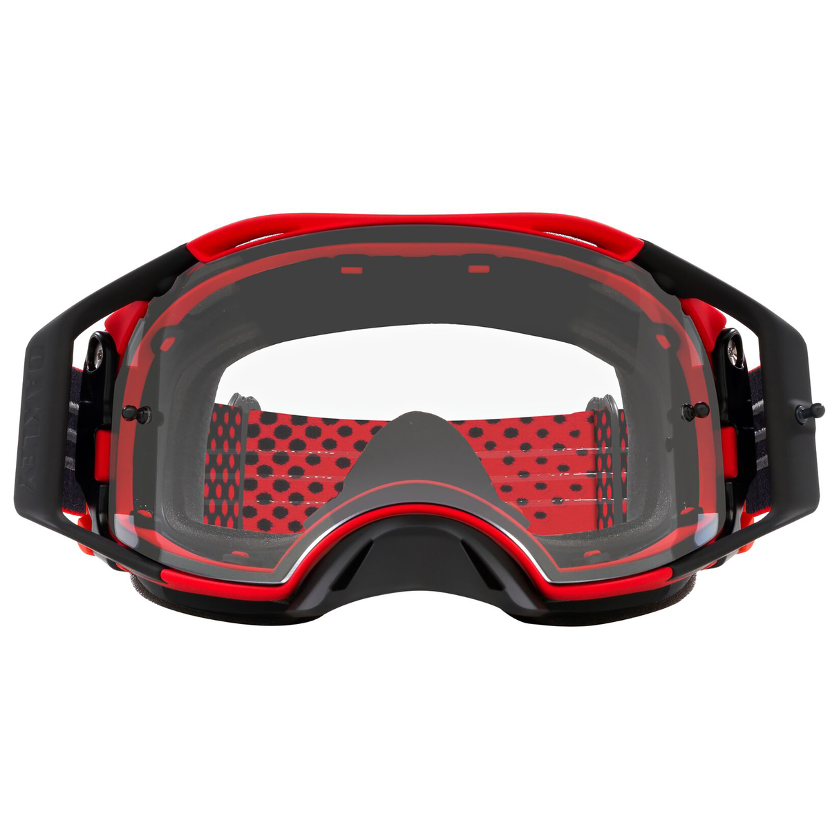 Oakley Airbrake MX Goggle (Moto Red) Clear Lens