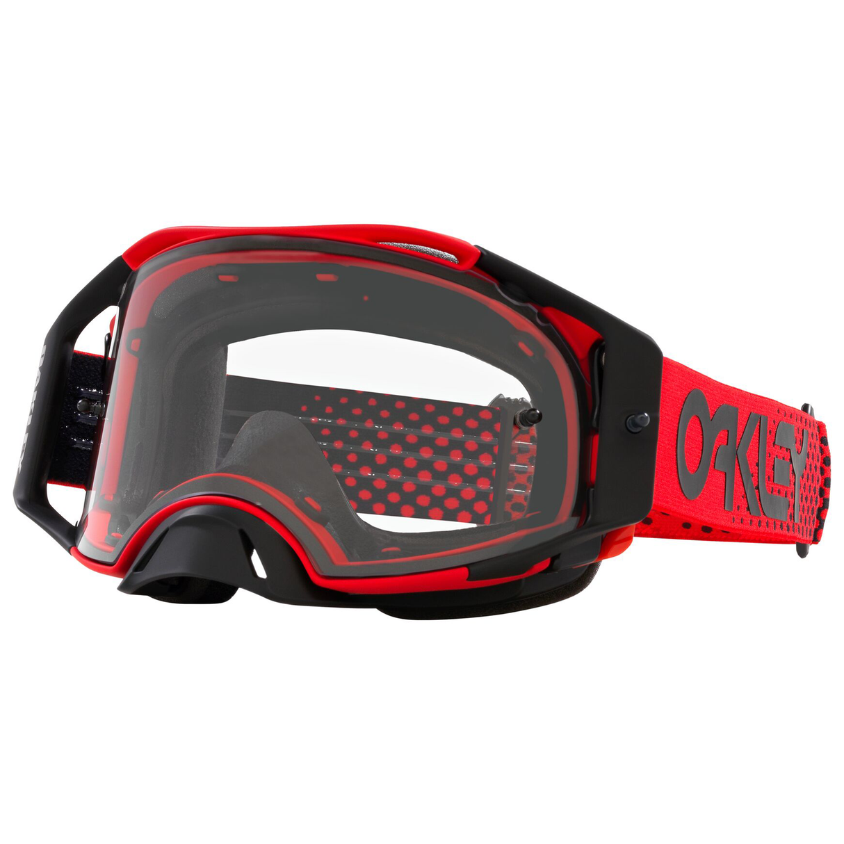 Oakley Airbrake MX Goggle (Moto Red) Clear Lens
