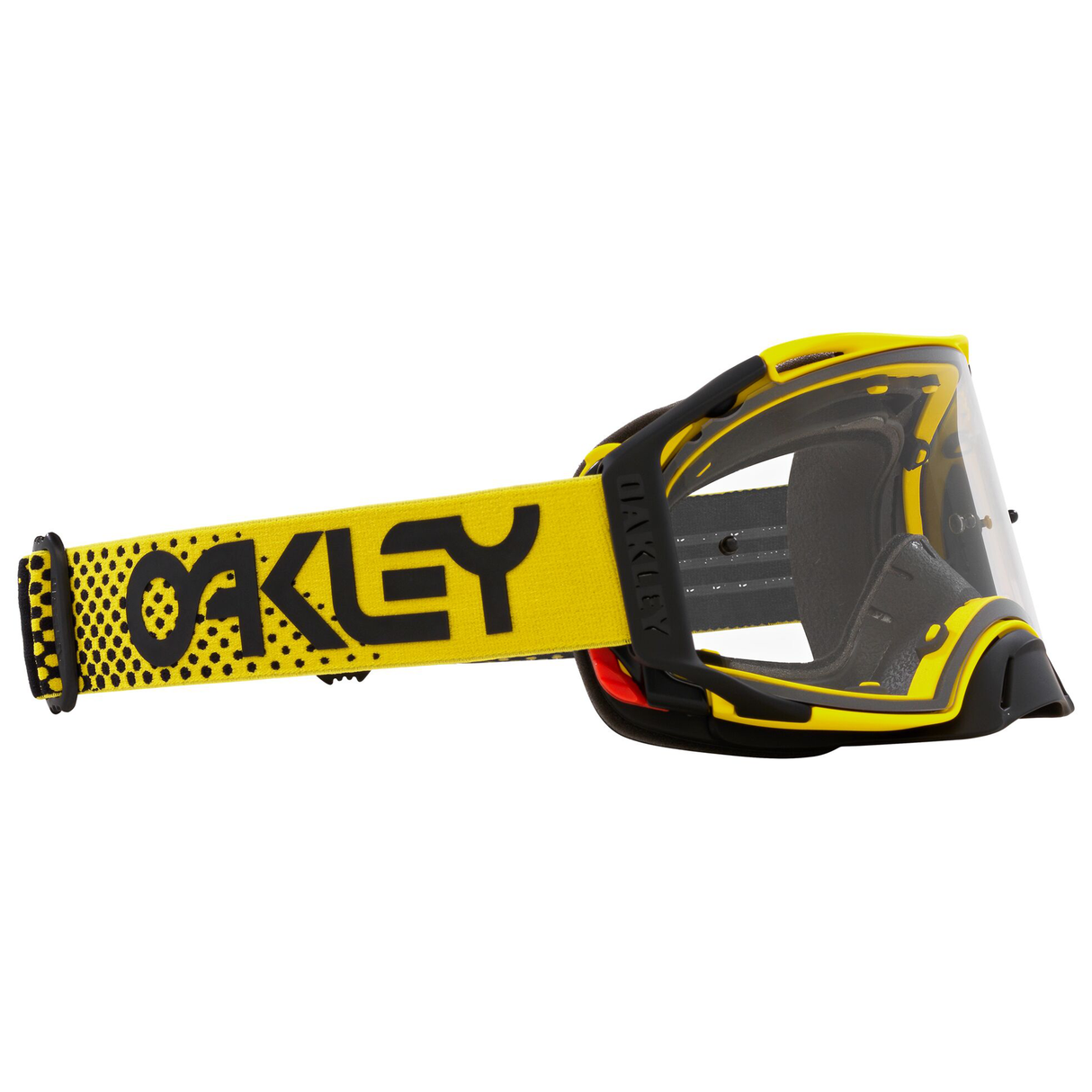 Oakley Airbrake MX Goggle (Moto Yellow) Clear Lens