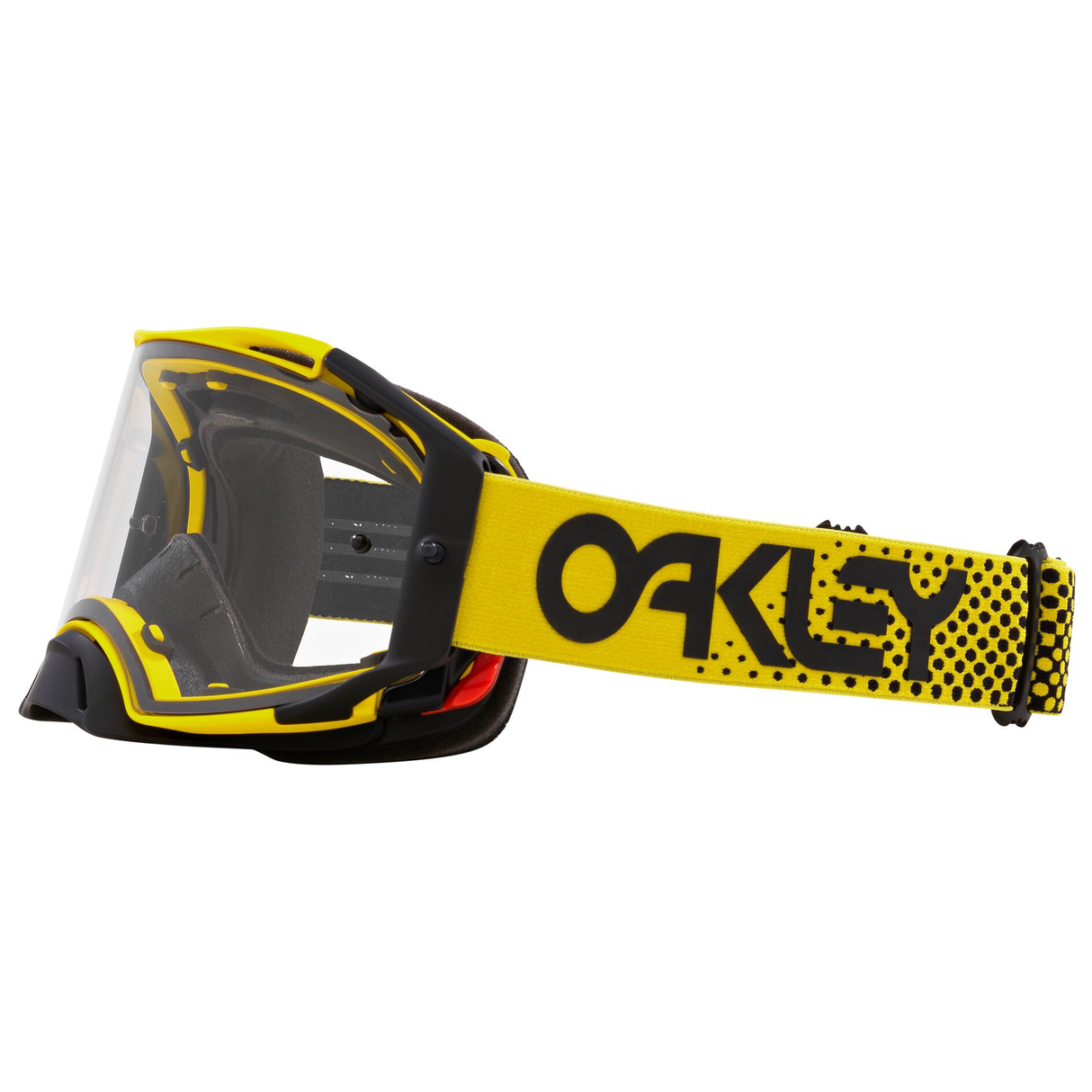 Oakley Airbrake MX Goggle (Moto Yellow) Clear Lens