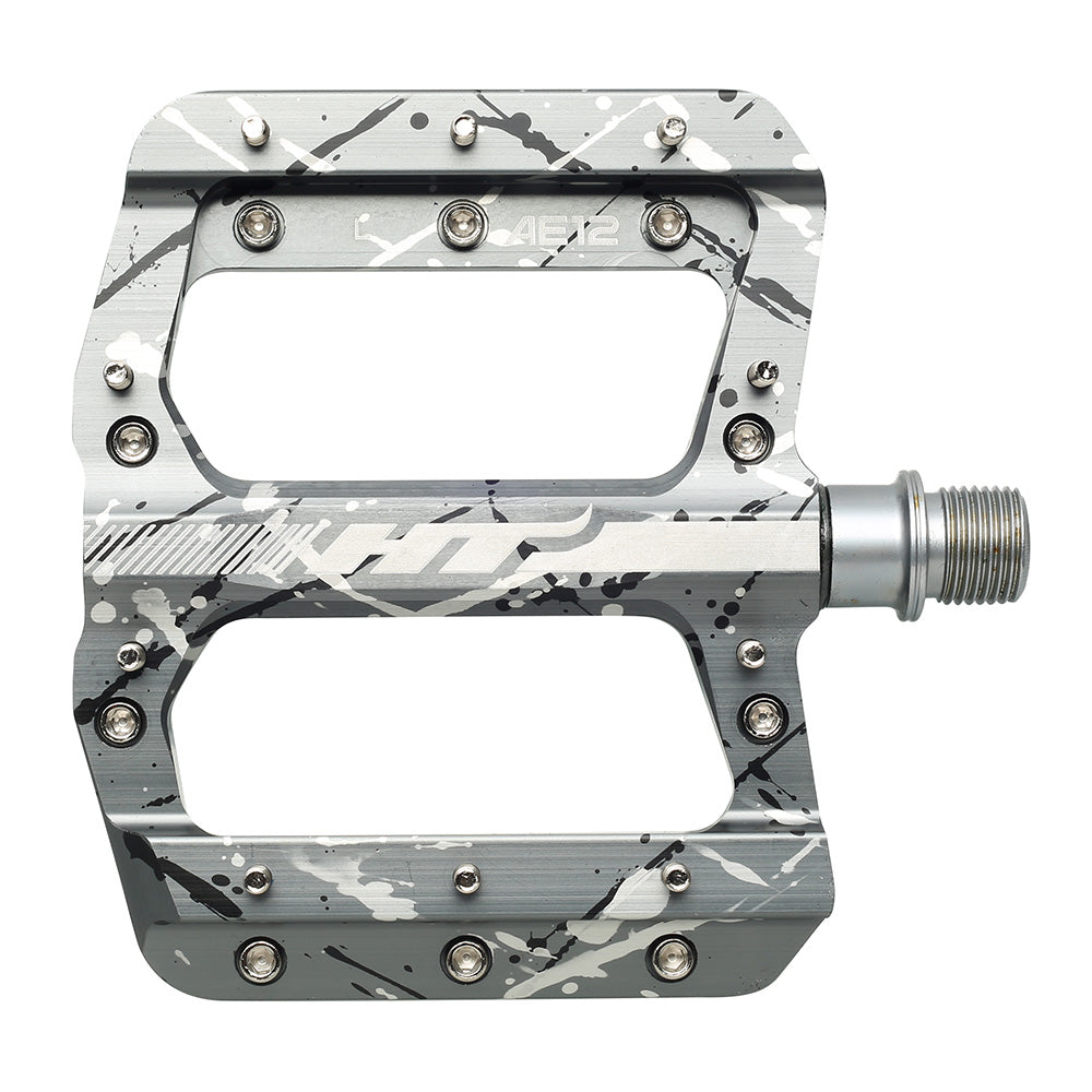 Pedales HT Components AE12 - camuflaje gris camuflaje