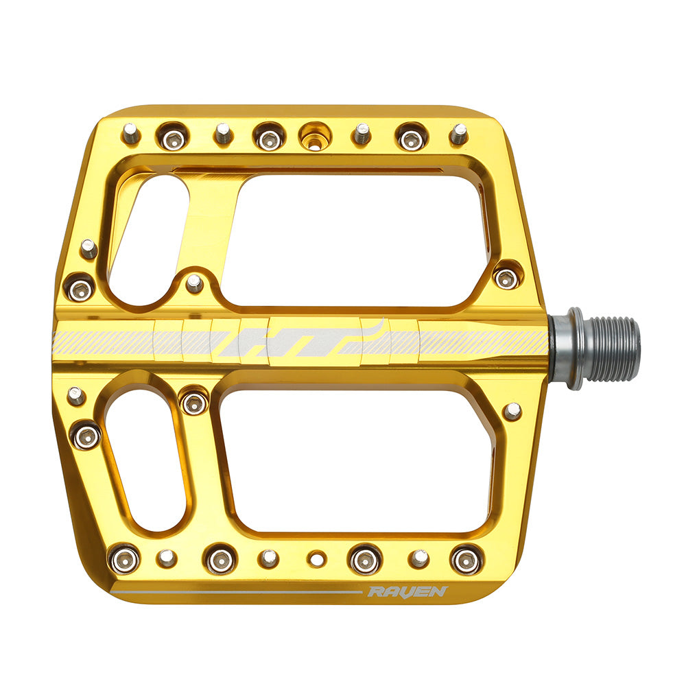 Pedales Raven de HT Components Dorado