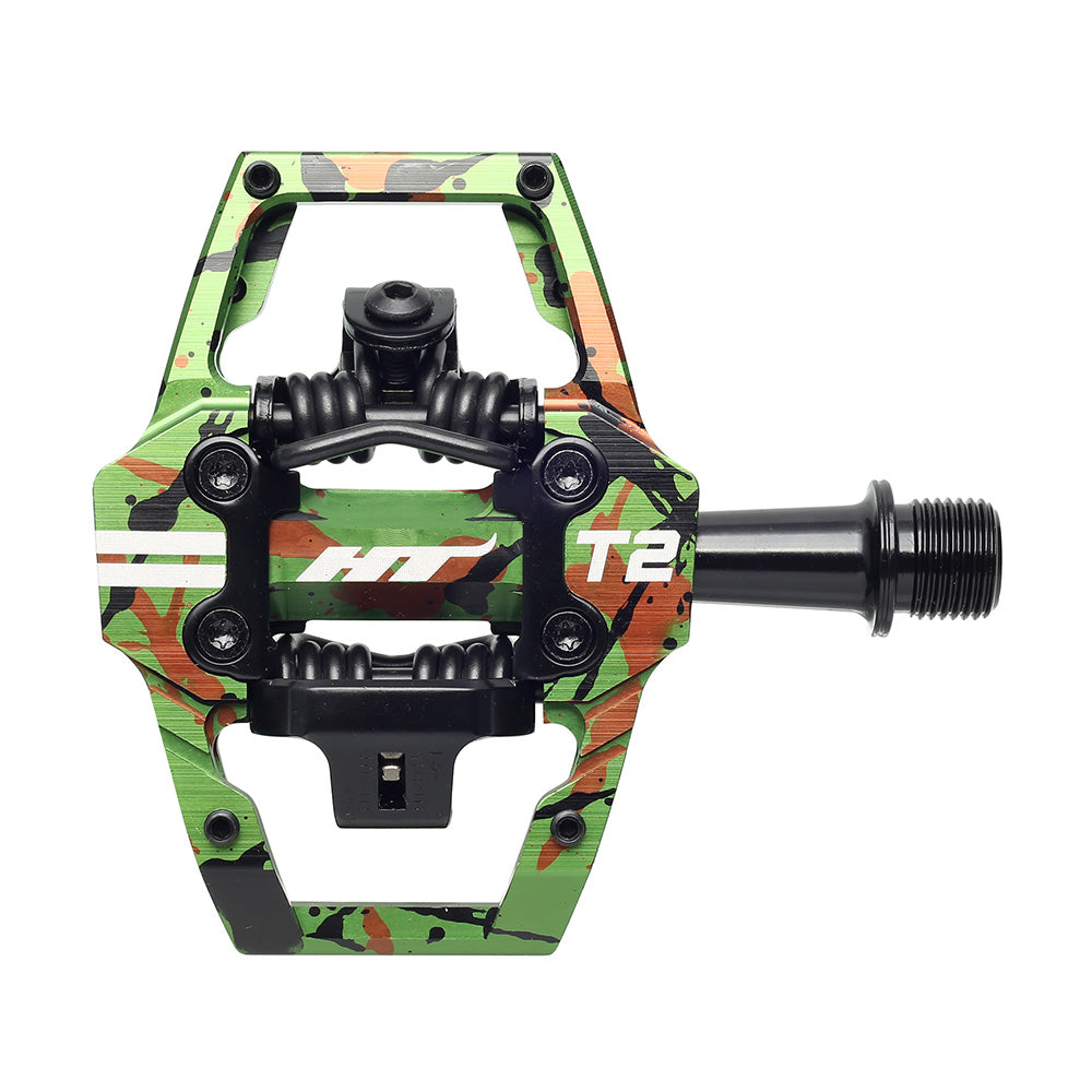 HT Components T2 Pedale - Camo Green Camo