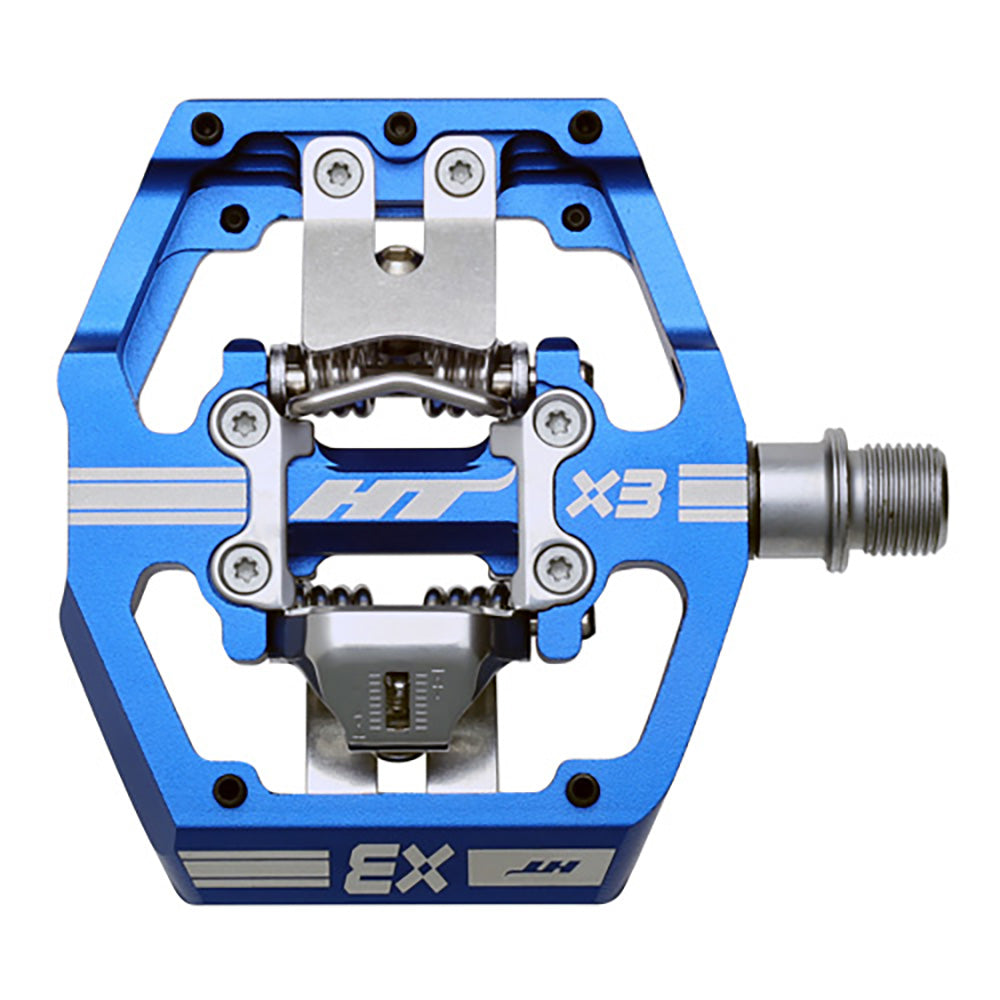 HT Components X3 DH/Enduro-Pedale Blau