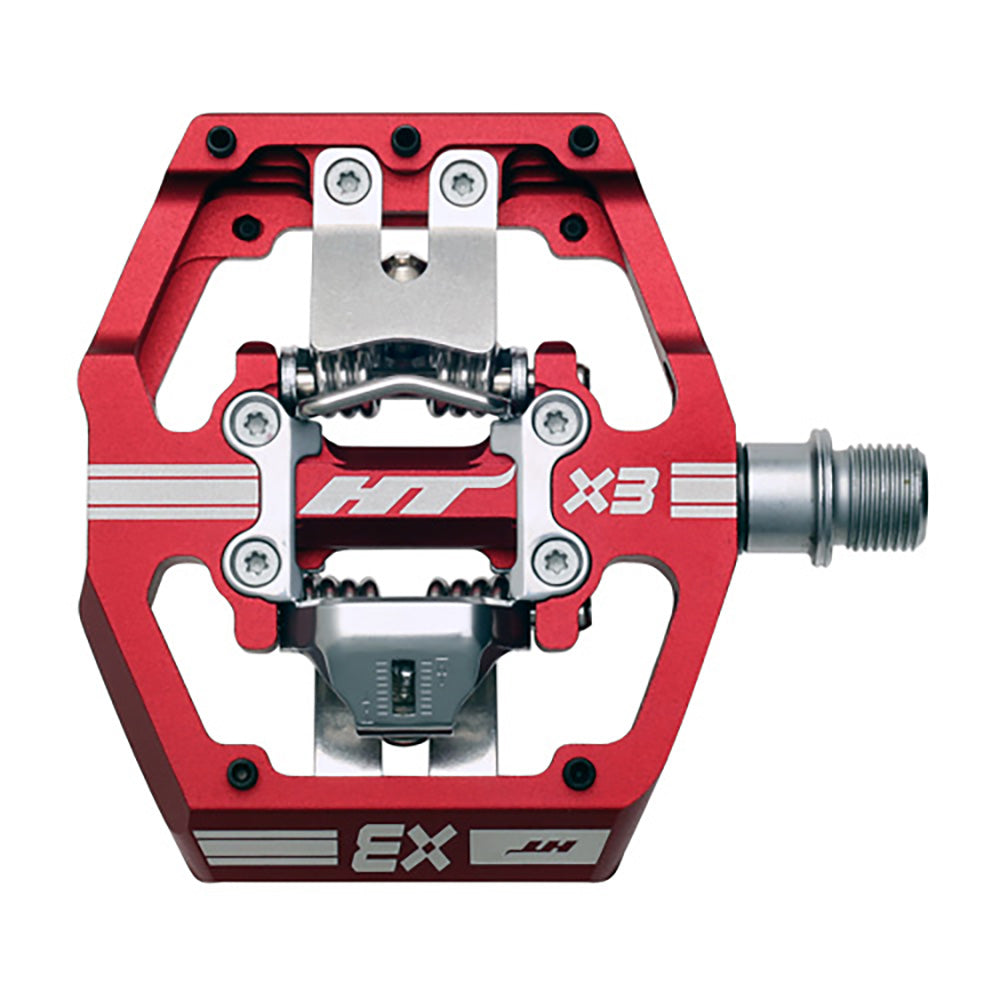 Pédales HT Components X3 DH/Enduro rouges