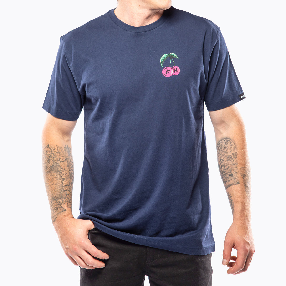T-shirt Fasthouse Ripe One - Bleu Marine Minuit