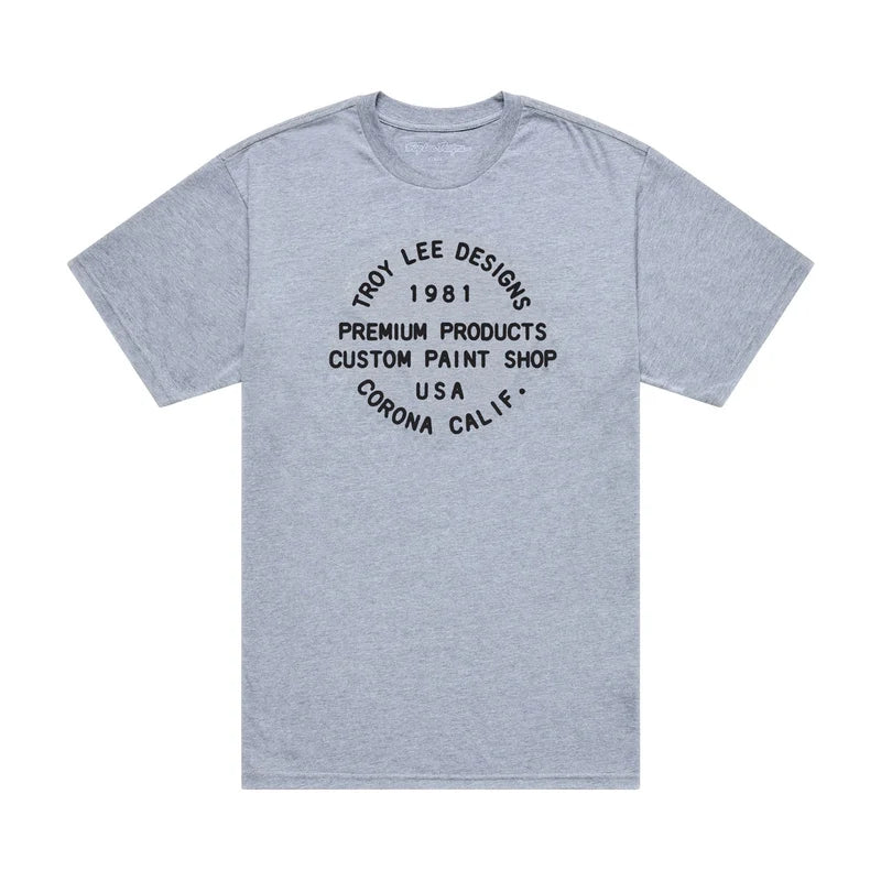 Troy Lee Designs Short Sleeve Tee Imprint Gray Heather