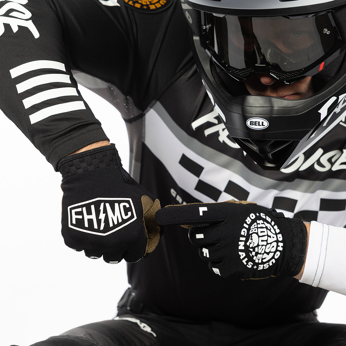 Guante Fasthouse Speed Style Atomic Youth - Negro