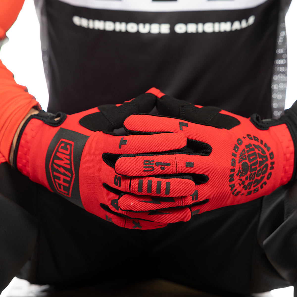 Guante Fasthouse Speed Style Atomic - Rojo Carreras