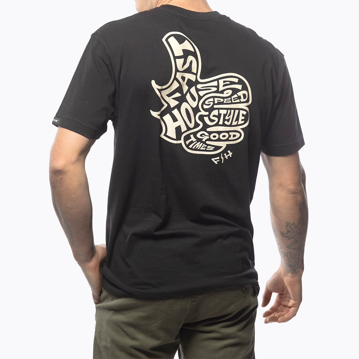 Fasthouse Satisfaction T-Shirt – Schwarz
