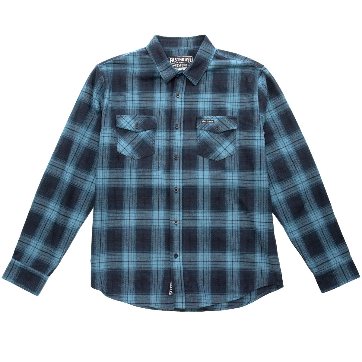 Camisa de franela Fasthouse Saturday Night Special - Azul vintage