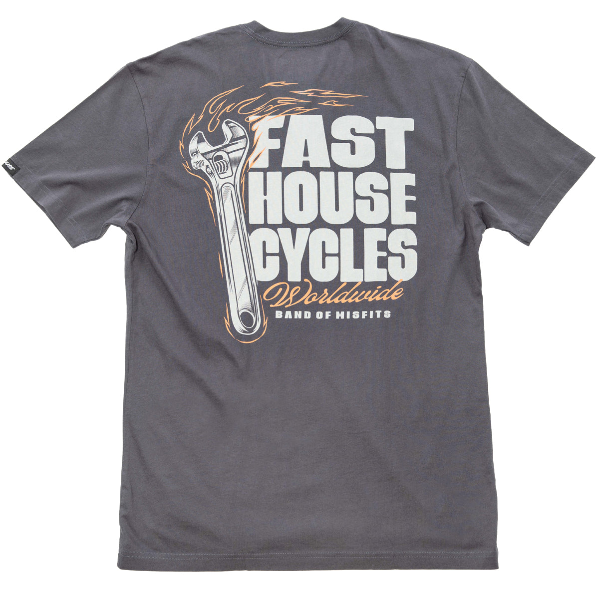 T-shirt Fasthouse Spanner - Noir Graphite