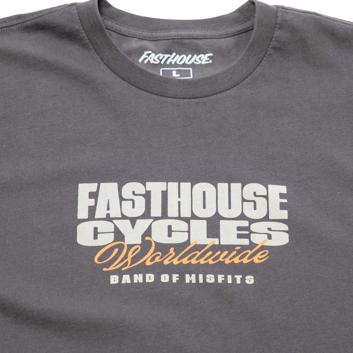 T-shirt Fasthouse Spanner - Noir Graphite