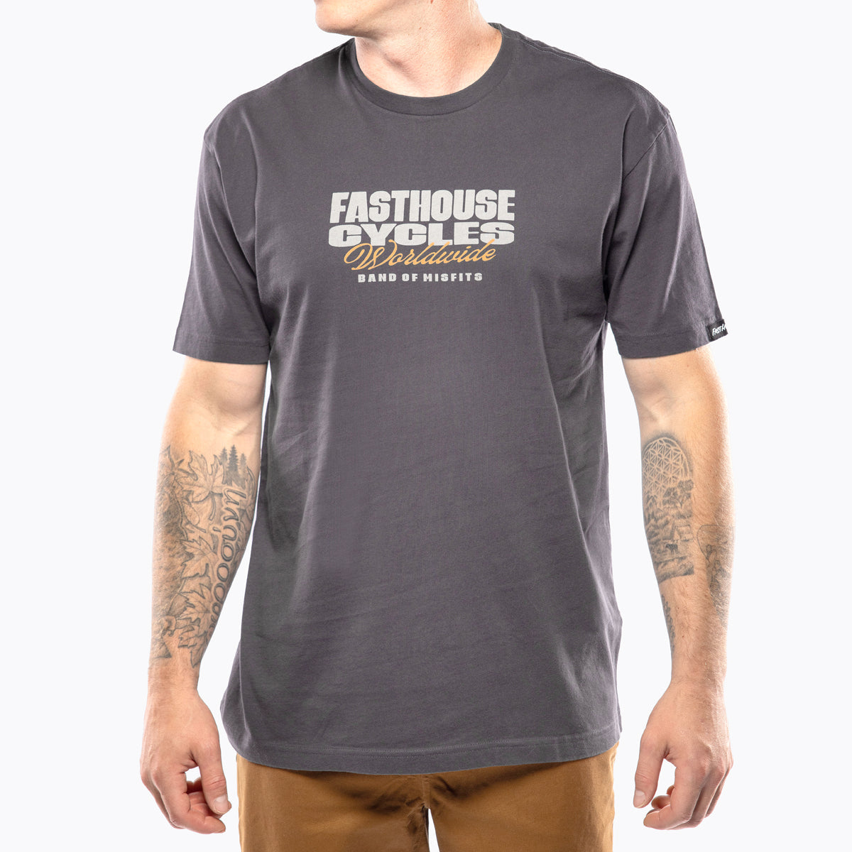 T-shirt Fasthouse Spanner - Noir Graphite