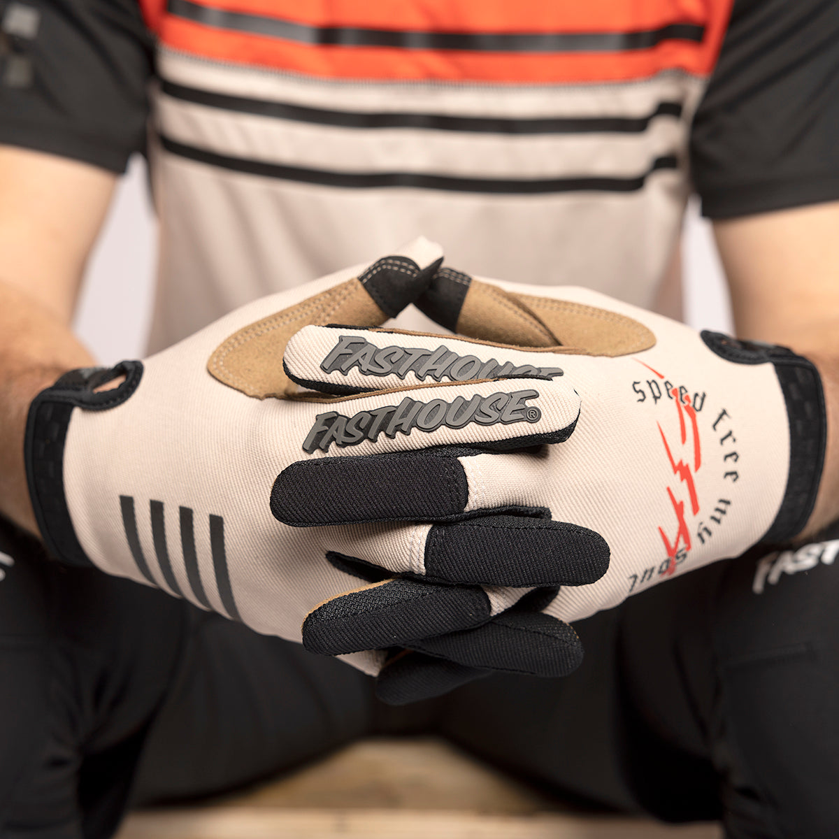 Fasthouse Speed Style Menace Handschuh – Creme