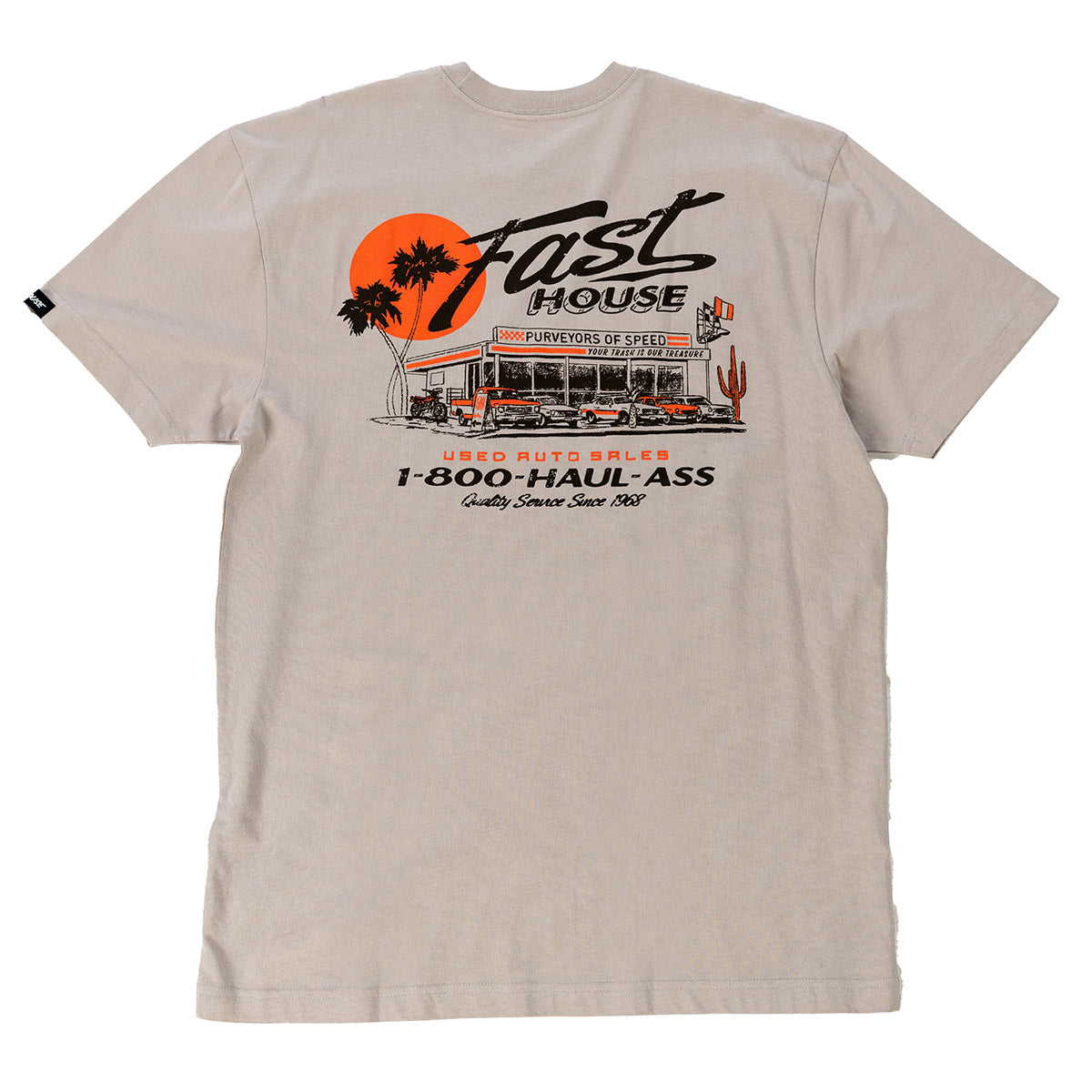 T-shirt Fasthouse Sunset - Gris clair