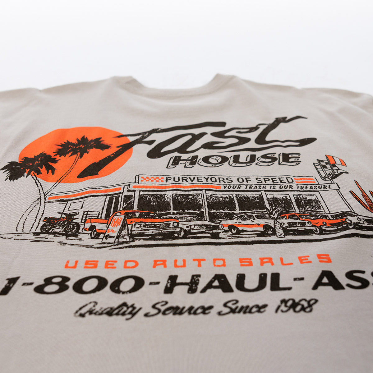 T-shirt Fasthouse Sunset - Gris clair