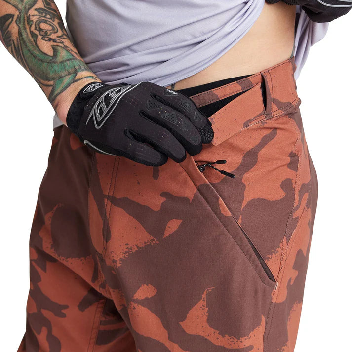 Troy Lee Designs Skyline Shorts - Shell Only Shadow Camo - Brick