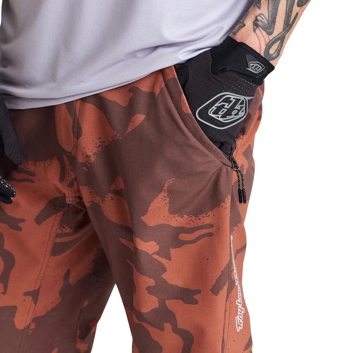 Troy Lee Designs Skyline Shorts - Shell Only Shadow Camo - Brick