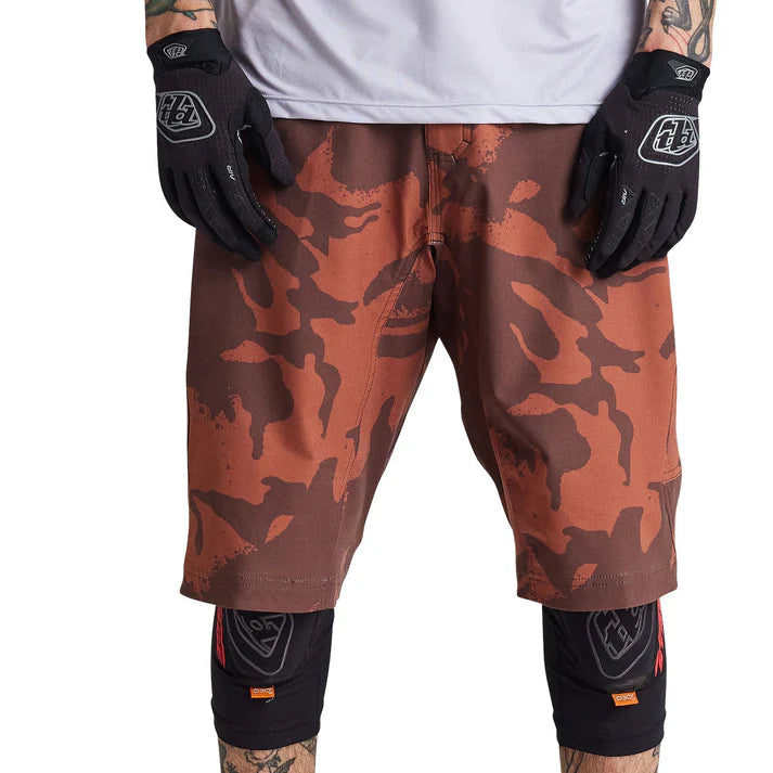 Troy Lee Designs Skyline Shorts - Shell Only Shadow Camo - Brick