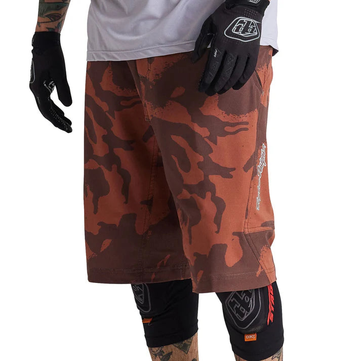 Troy Lee Designs Skyline Shorts - Shell Only Shadow Camo - Brick