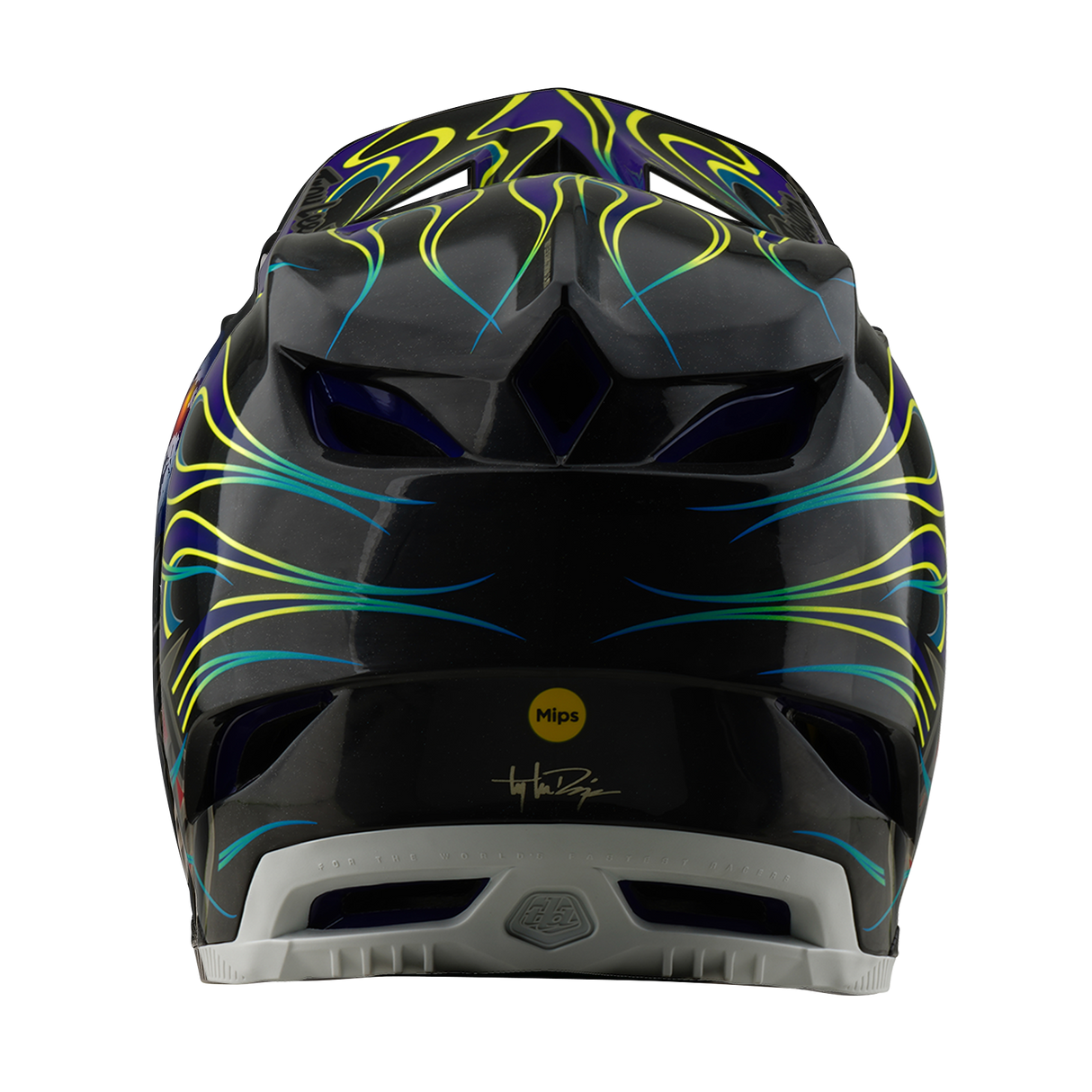 Casque Troy Lee Designs D4 Carbon noir et violet