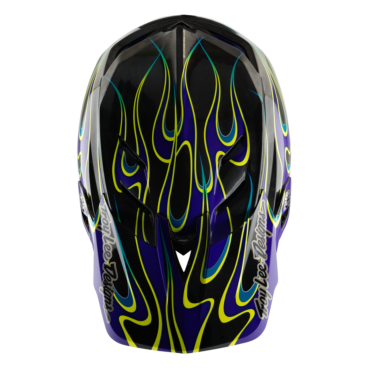 Casque Troy Lee Designs D4 Carbon noir et violet