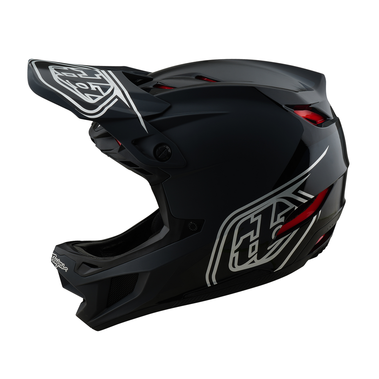 Troy Lee Designs D4 Polyacrylite Helmet Shadow Black