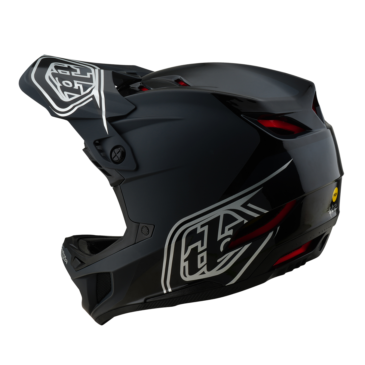 Troy Lee Designs D4 Polyacrylite Helmet Shadow Black