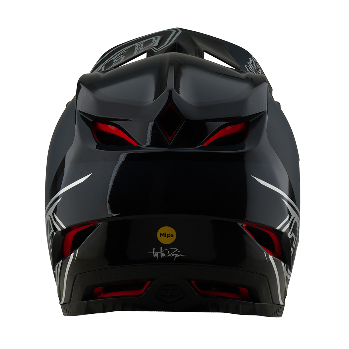 Troy Lee Designs D4 Polyacrylite Helmet Shadow Black