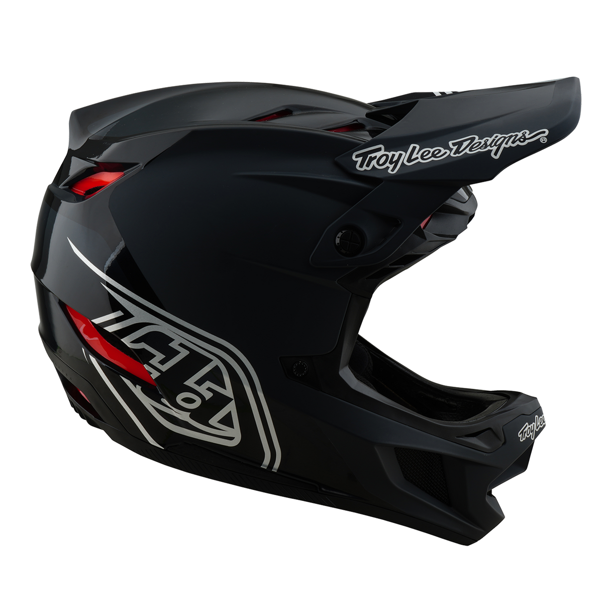 Troy Lee Designs D4 Polyacrylite Helmet Shadow Black