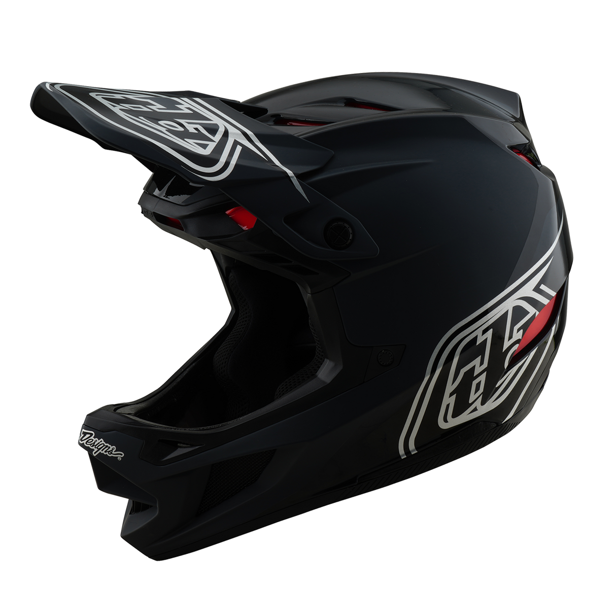 Troy Lee Designs D4 Polyacrylite Helmet Shadow Black