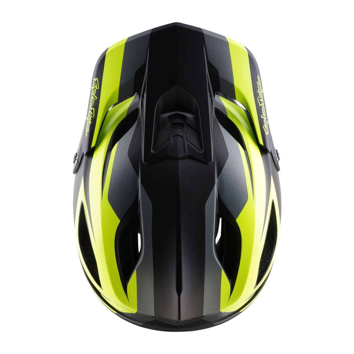 Troy Lee Designs Stage 2 Helmet Charcoal / Flo Yellow