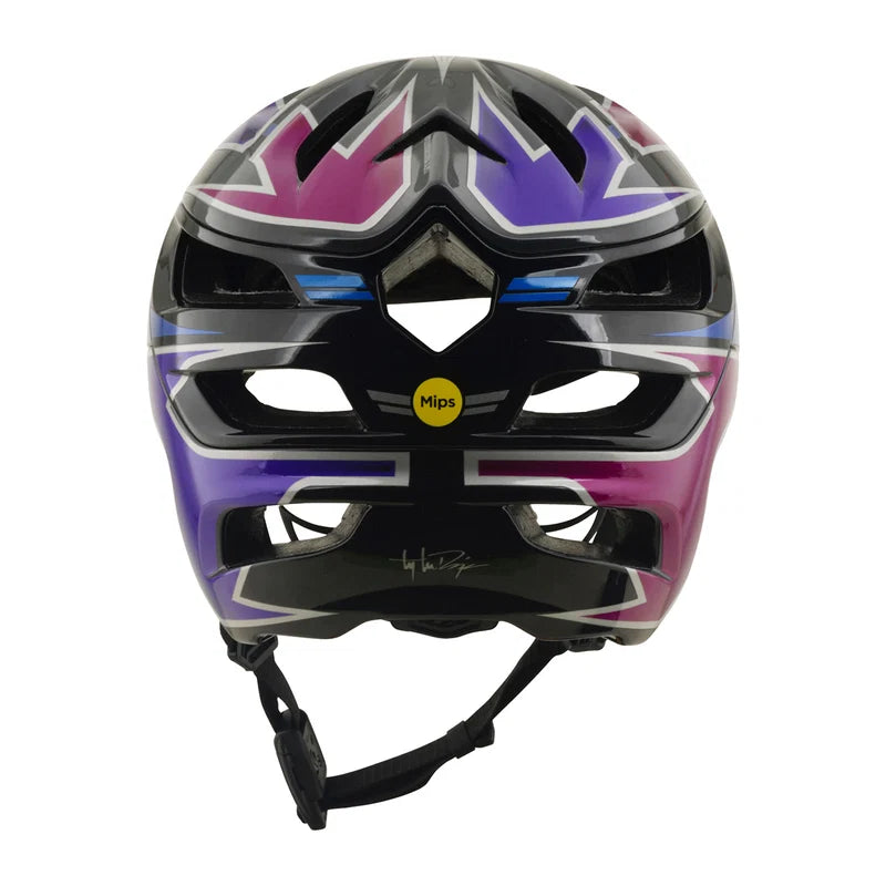 Casque Troy Lee Designs A3 MIPS avec masque noir et violet