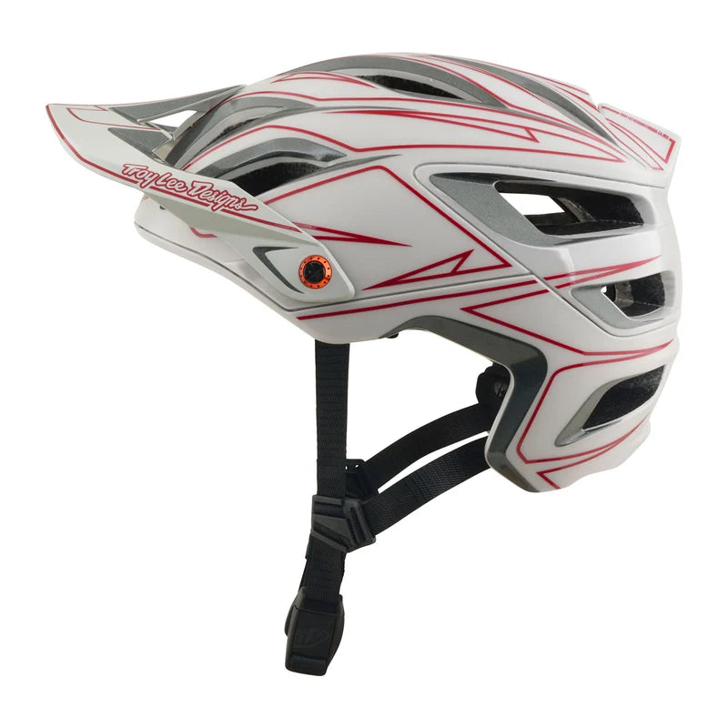Casque Troy Lee Designs A3 MIPS à rayures gris mat