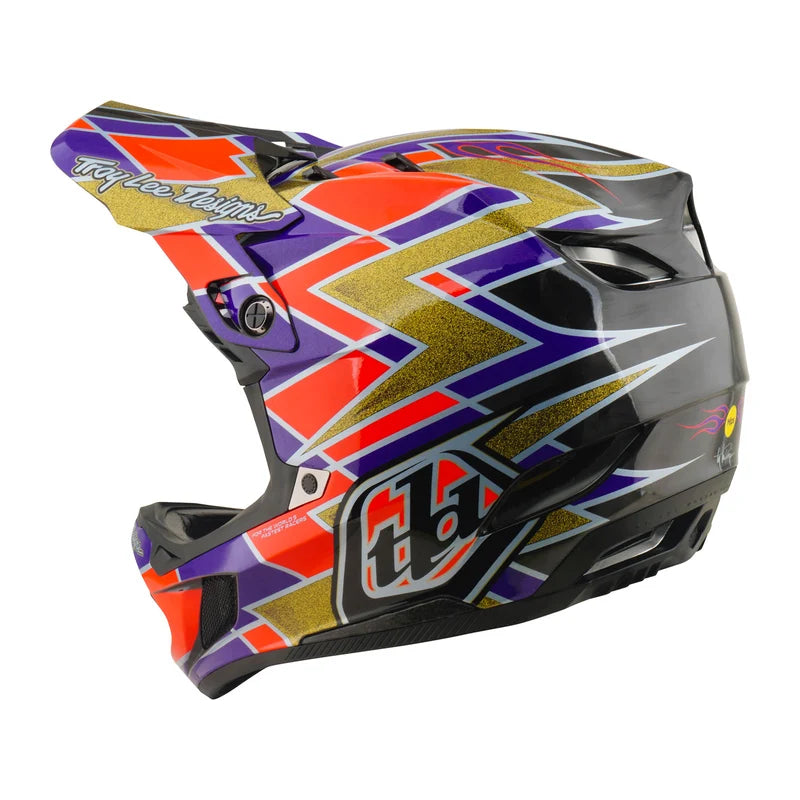 Troy Lee Designs D4 Carbon Helmet Flush Violet