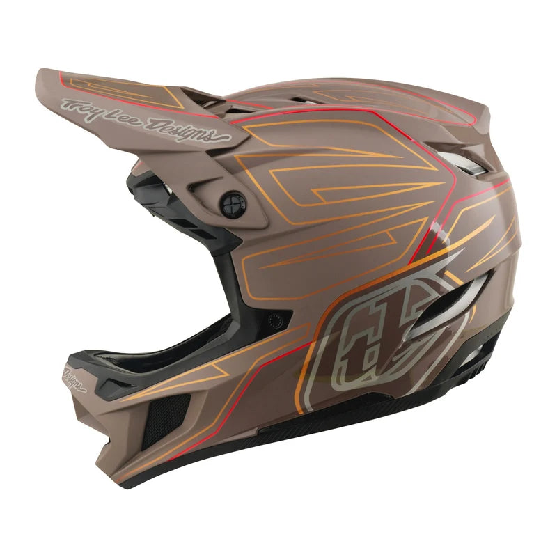 Troy Lee Designs D4 Polyacrylate Helmet Shadow Pro Timber